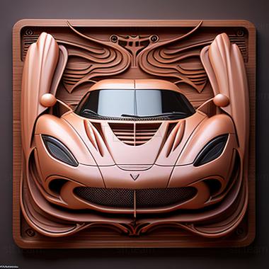 3D модель Koenigsegg CC8S (STL)